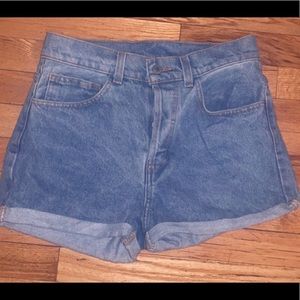 Brandy Melville high rise jean shorts